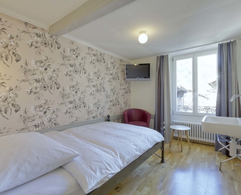 Single rooms at the Alplodge hostel in Interlaken Switzerland